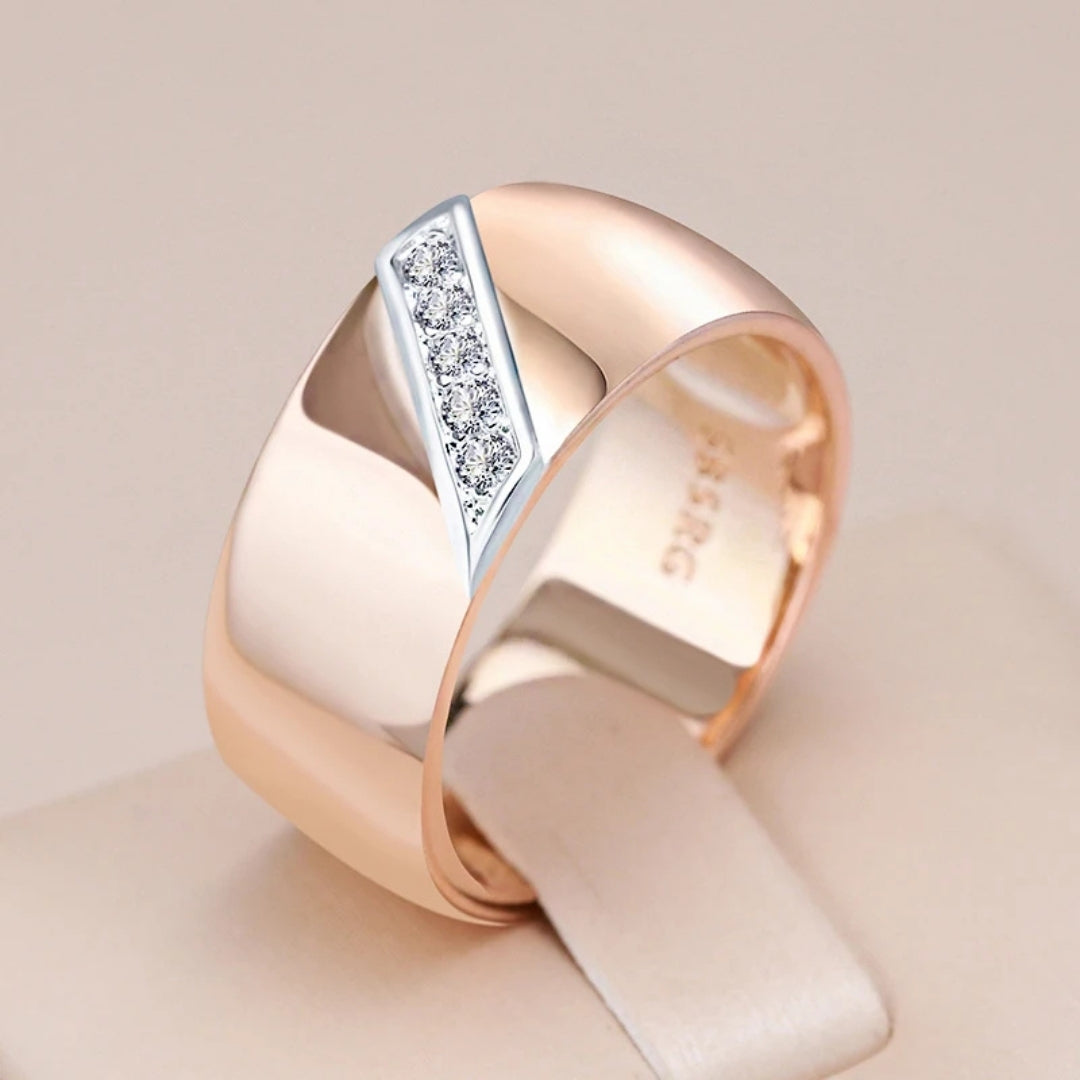 Thick Bright Gold-Tone Ring