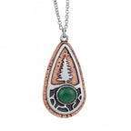 Evergreen-stenen ketting