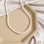 Verstelbare ketting met imitatieparels