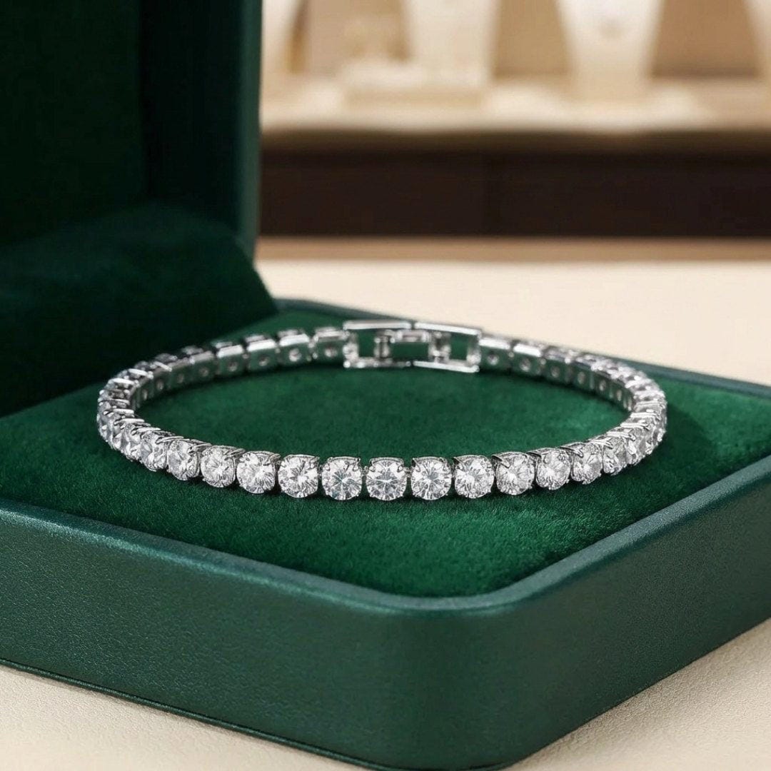 Stone Tennis Bracelet in Two Lengths