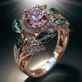 Floral Halo Ring