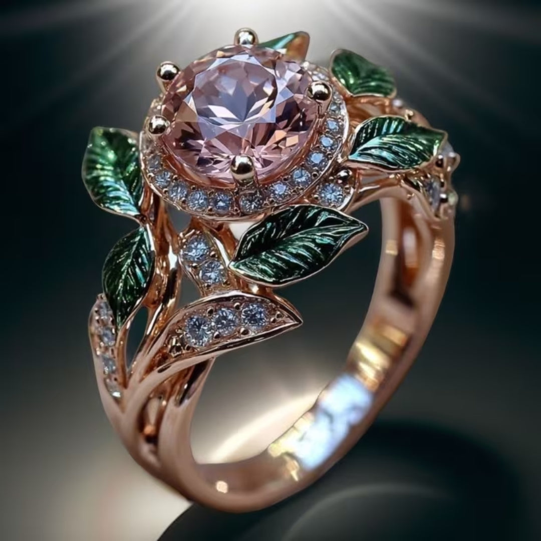 Floral Halo Ring