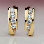 Channel-Set Earrings