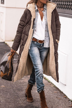 Reversible Winter Coat with Two Looks in One Warm Layer