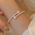 Open Pearl Bead Bracelet
