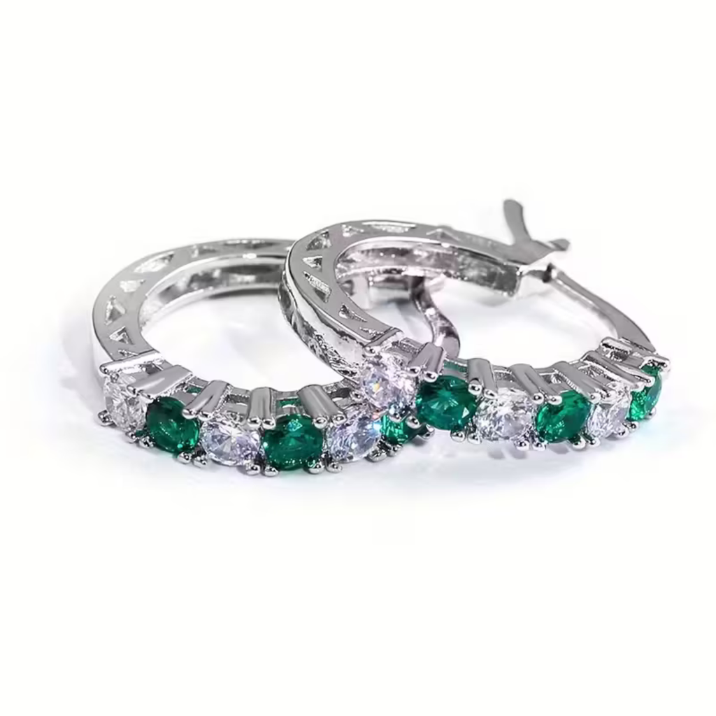 Stream Hoop Earrings in Four Colours