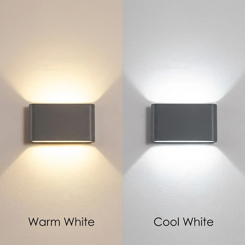 Modern Architectural Up Down Wall Light - IP65 Aluminum Sconce