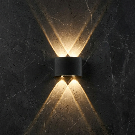 Modern LED Up Down Wall Sconce – IP65 Waterproof Indoor/Outdoor Aluminum Light