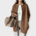 Open-Front Cardigan with a Loose Throw-On Silhouette