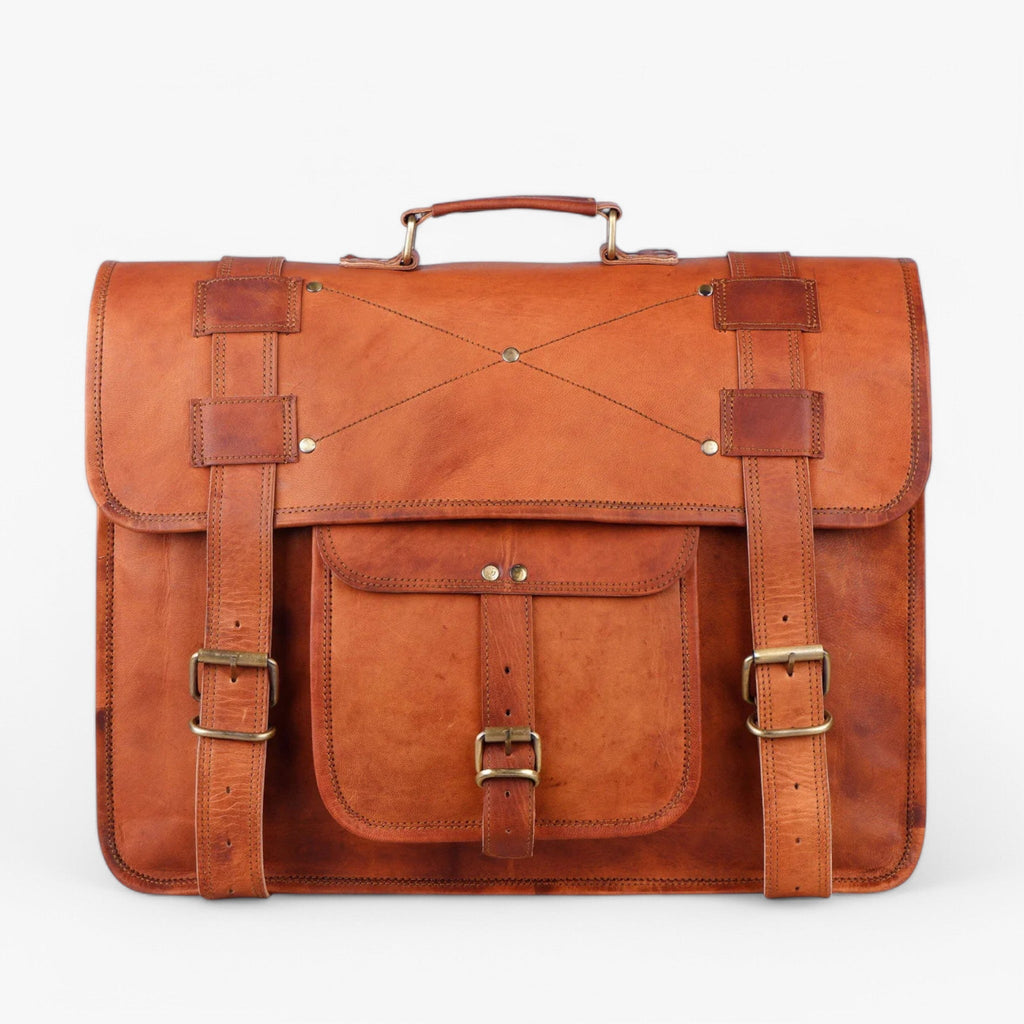 Timeless Crossbody Messenger Bag in 16 or 18-Inch