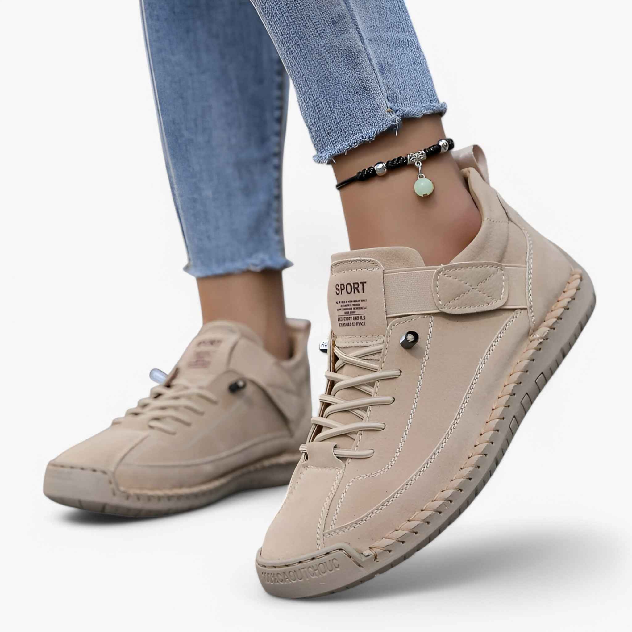 Zachte comfortschoenen met antislipzool en gedempt voetbed