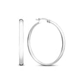 Large Thin Hoop Earrings