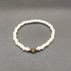 Armband met hart en initiaal van A tot Z