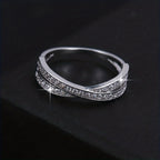 Cross Zirconia Ring
