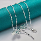 Sterling Silver Dragonfly Necklace