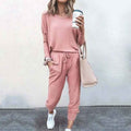 Long Sleeve Top and Drawstring Jogger Loungewear Set