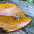 Adjustable Stainless Steel Paw and Heart Ring