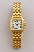 Tweekleurig horloge met goud- en zilverkleurige afwerking
