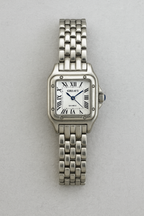 Tweekleurig horloge met goud- en zilverkleurige afwerking