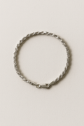 Gevlochten slangenketting-armband met gepolijste afwerking