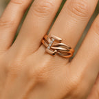 Rose Crystal Ring