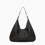 Minimalist Smooth Vegan Leather Hobo Bag