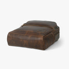 Unisex Robust Buffalo Leather Backpack for Work and Study