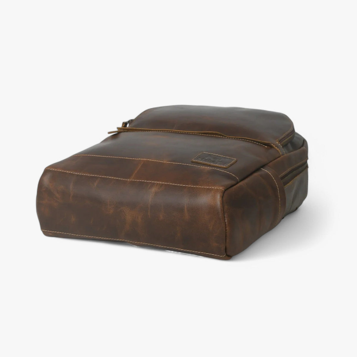 Unisex Robust Buffalo Leather Backpack for Work and Study