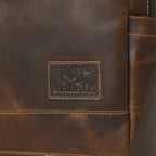 Unisex Robust Buffalo Leather Backpack for Work and Study