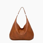 Minimalist Smooth Vegan Leather Hobo Bag