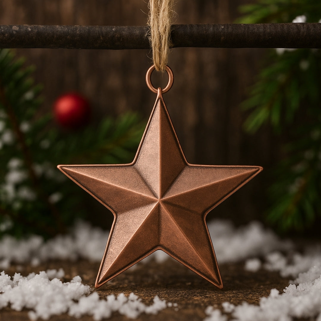 Bronsvergulde ketting met sterhanger