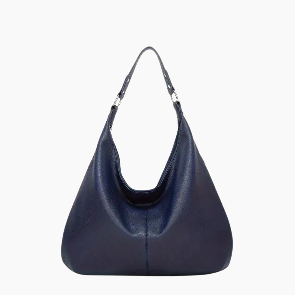 Minimalist Smooth Vegan Leather Hobo Bag