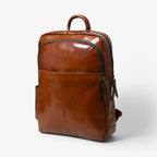 Handcrafted Premium Italian Leather Backpack in Brown