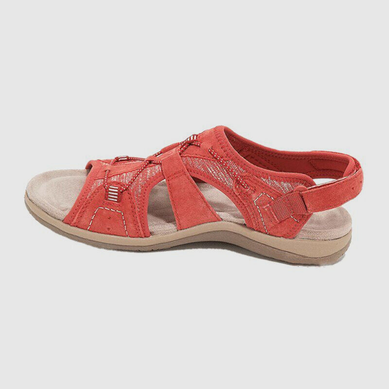 Cut-Out Strap Sport Flat Sandals