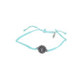 Silver-Tone Sunflower Bracelet