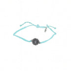 Silver-Tone Sunflower Bracelet