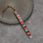 Rainbow Jasper Multi-Strand Wrap Bracelet