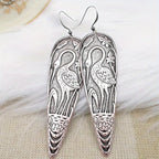 Heron Bird Drop Earrings
