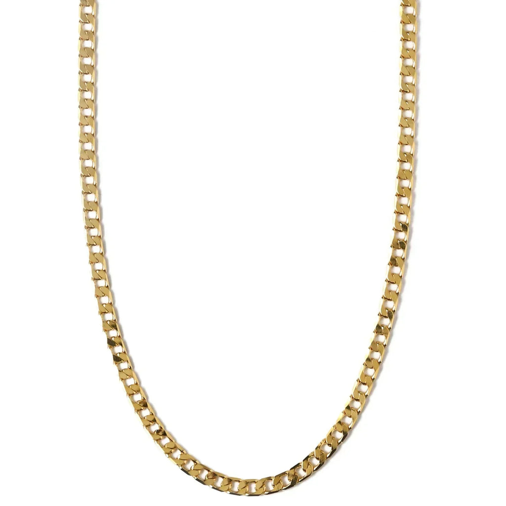Platte gourmetketting in twee metaalkleuren