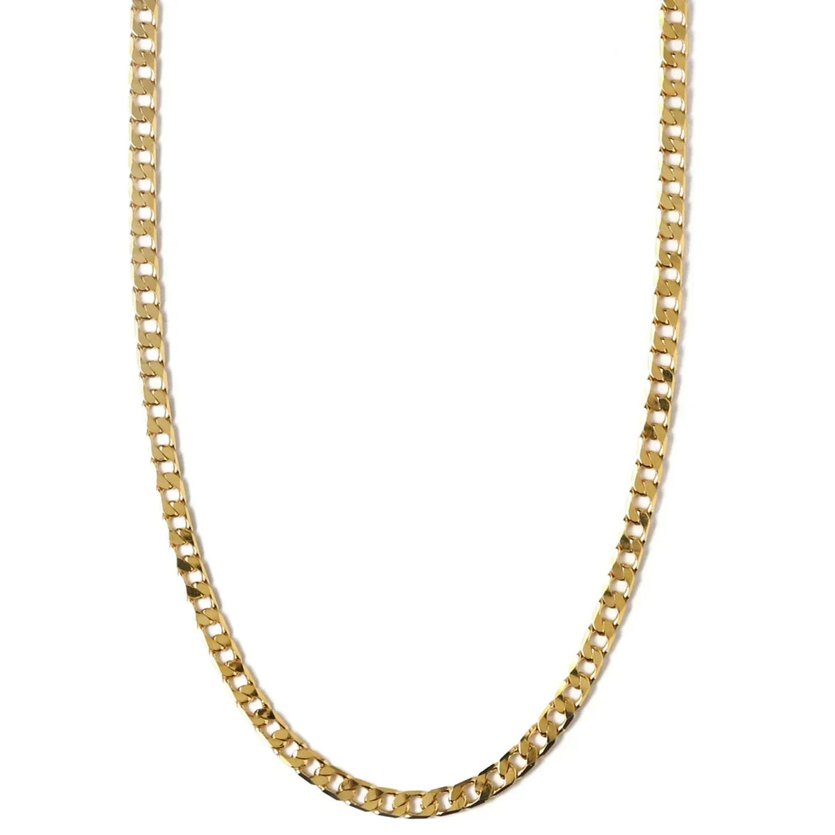 Platte gourmetketting in twee metaalkleuren
