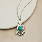 Vintage Bohemian Turquoise Pendant Necklace in Five Shapes