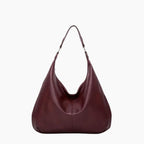 Minimalist Smooth Vegan Leather Hobo Bag