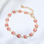 Candy-Coloured Heart Bracelet