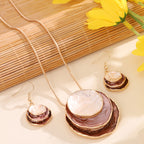 Bohemian drielaagse emaille sieradenset