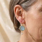 Victorian-Style Gold-Tone Drop Earrings