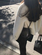 Long-Sleeve Winter Coat with Smooth Minimal Finishing