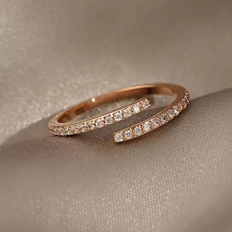 Adjustable Bright Rose Ring