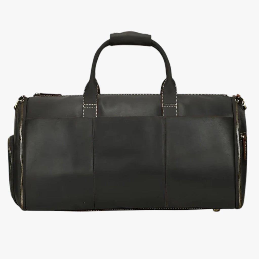 Full-Grain Leather High-Quality Travel Holdall