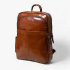 Handcrafted Premium Italian Leather Backpack in Brown