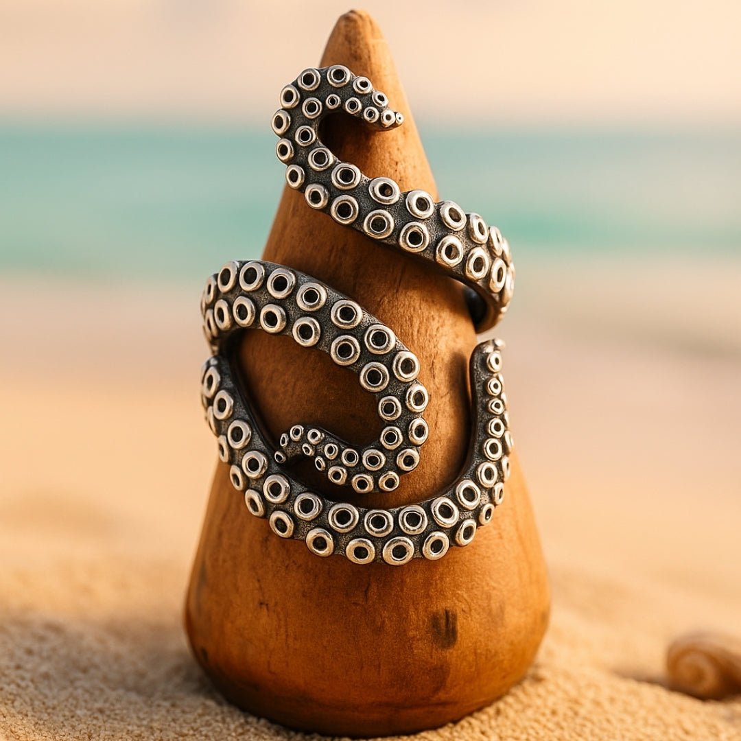 Adjustable Tentacle Ocean Ring